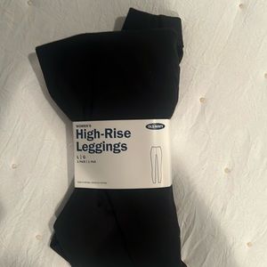 Old Navy High-Rise Black Leggings Large